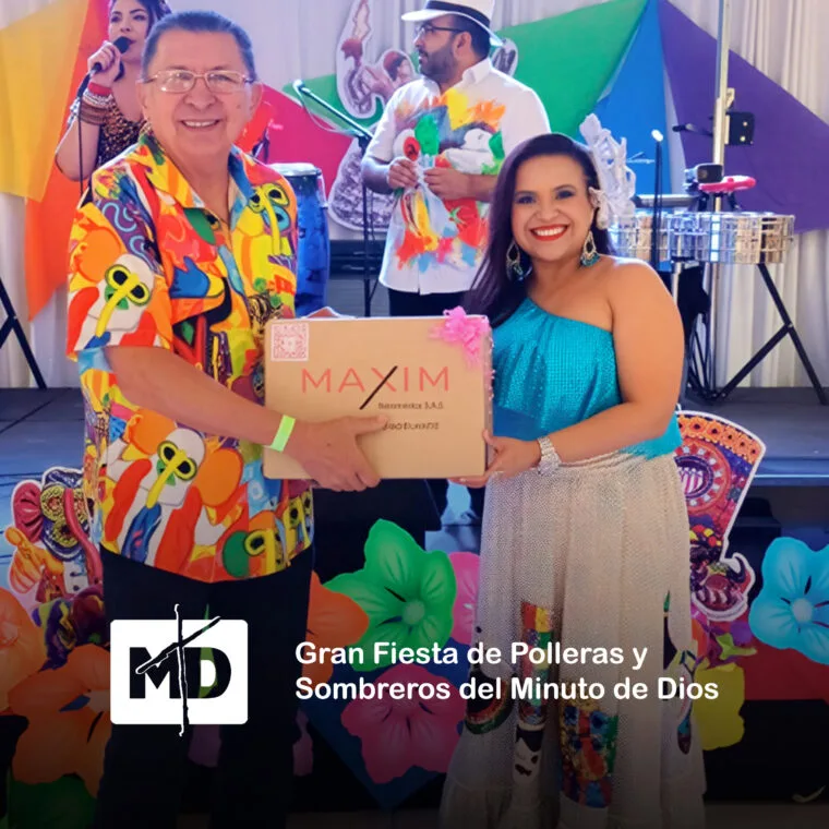 Maxim sponsor at the Minuto de Dios Radio Station Event