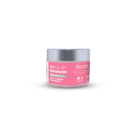 GEL HIDRATANTE FACIAL CON ACIDO HIALURONICO YVEN X50ML X24UND