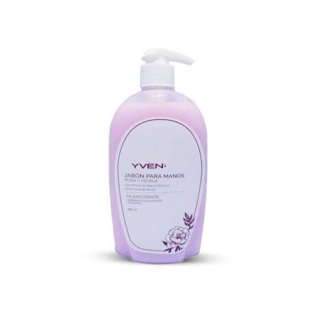 JABON DE MANOS ROSA Y PEONIA YVEN X 500ML
